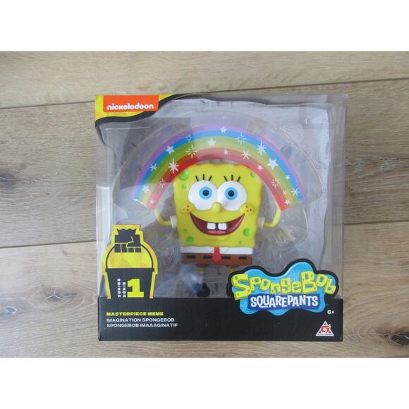 SpongeBob SquarePants Series 1 Masterpiece Memes 8” Vinyl Figure Imagination - Picture 1 of 8